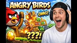 Playing Angry Birds for the First Time Ever! 🐦🔥 | Beginner Gameplay