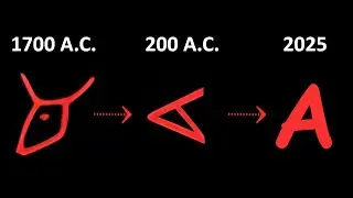 A evolução do ALFABETO foi estranha...