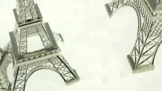 Paris Parisian France French Eiffel Tower Replica Prop Wedding Cake Topper