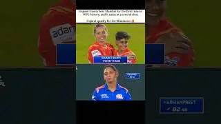 Gujarat Giants beat Mumbai for the first time in WPLhistory!#gujaratgiants #wpl2026 #harmanpreetkaur