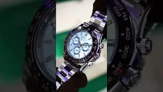 It&rsquo;s the Ice Blue Diamond Bagette Dial for me! This Rolex Daytona definitely makes some noise