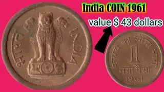 1 Naya Paisa 1961 India Coin Value 💰 | This Small Coin Worth $60? | Old Coin Vault