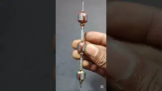 How DC Motor Works DIY Open-Frame Armature #shorts #experiment #project #youtubeshorts