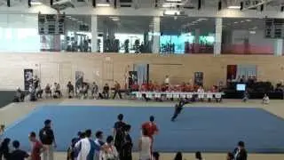 Ryan Chan - Senior Canadian Wushu Team Trials 2013 - Gun Shu - Silver