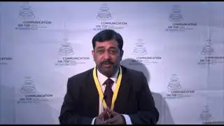 Yogesh Joshi - World Communication Forum in Davos, 2013