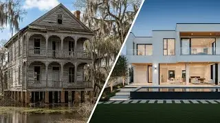From Crumbling Ruin to Stunning Modern Home: 12 Months Complete Renovation Time-lapse