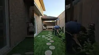 modern cozy courtyard garden