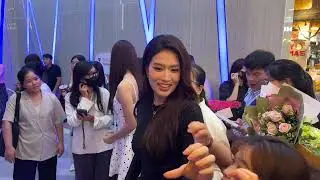 Đoàn Thiên Ân lẻ loi ra về sau ra mắt phim 96 Phút Sinh Tử, Tiểu Vy và Phương Nam 