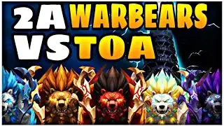 How Far Can You Get In TOA With 2A Warbears? (Summoners War)