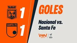 Nacional vs. Santa Fe (goles) | Liga BetPlay Dimayor  2025-2 | Fecha 4