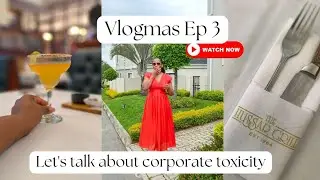 Vlogmas episode 3 | Corporate Toxicity Nobody Warns Working Parents About | Wellness & Reality