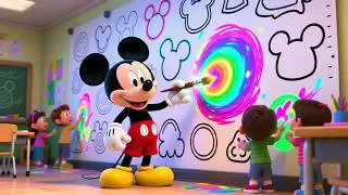 Study Time with Mickey 📚🎶 Fun ABC & 123 Learning Song | Learn with Baby