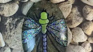 Rock Painting Tutorials for Beginners Guide Channel Rock Painting Tutorial - Dragonfly