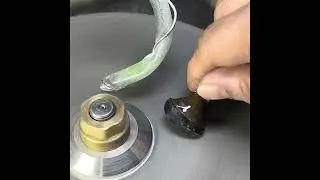 パキスタンザギマウンテンクォーツの研磨