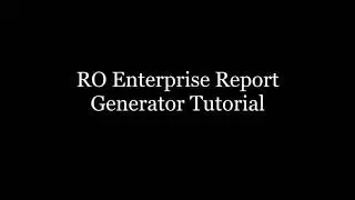 GSA RO Enterprise 4PL Dashboard Tutorial
