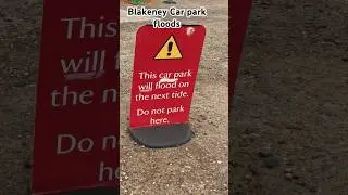 Blakeney Car Park Floods On Very High Tides #blakeney #northnorfolkcoast