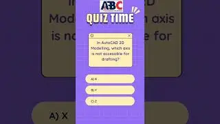 Autocad Quiz #autocad #quiz #quiztime #quizgames #quizchallenge #quizquestions #shorts #solidworks