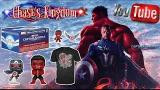 Amazon Marvel Collector Corp Capt America A Brave New World Unboxing. #captinamerica #abravenewworld