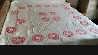Easy fabric Painting Bed Sheet Design