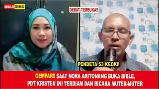 SKAKMAT‼️ Muallaf Nora Aritonang Membaca Ayat Bible, Pendeta kesurupan, ngaur , Kehabisan Jawaban