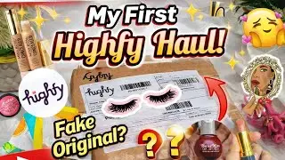 My First Highfy Haul Unboxing 🛍️ | Honest Review Fake or Original?💄😍 || Authentic website 