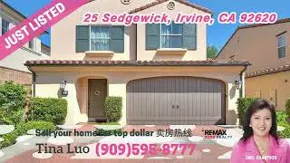 New Listing in Irvine by Local Realtor Tina Luo l 25 Sedgewick, Irvine, CA 92620