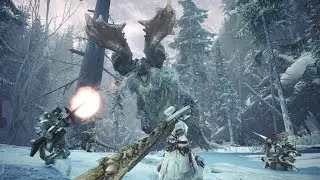 Monster Hunter World Iceborne Beta - The Big-Horned Banbaro Quest