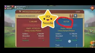 Fake Gear VS IRX Noodles. Trapping Noodle Bot Users | Lords Mobile