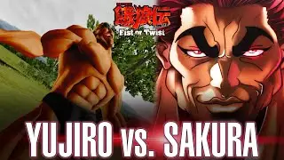 Yujiro Hanma vs CryBaby Sakura - Garouden Breakblow: Fist or Twist - PlayStation 2 (PCSX2)