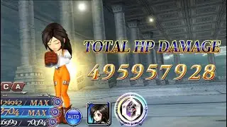 [JP] Garnet's BT phase - 495 million damage with WoL FR | Garnet Raid Shinryu - DFFOO