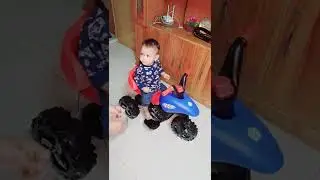 Cute Baby Anas Playing New Toy Car Rfl || Cute Baby Playing New Vedios || Mayaboti