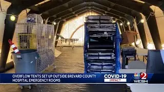 Hospital overflow tent