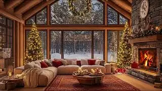 Ember Crackles Join Soft Holiday Piano, Forming A Comforting Christmas Evening Ideal For Reflection
