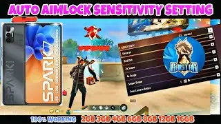 Tecno spark 7 free fire headshot sensitivity setting⚡ best sensitivity setting for tecno spark 7