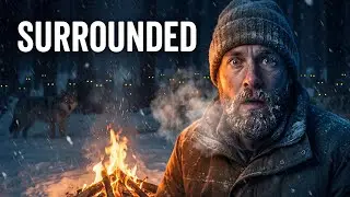 Surrounded by Wolves: A Night of Extreme Winter Survival