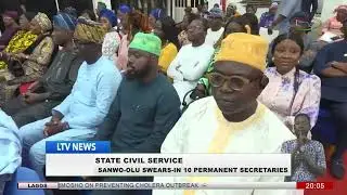 State Civil Service: Gov. Sanwo-Olu Swears-In 10 Permanent Secretaries