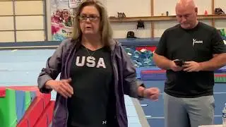 MAGMA 2019 GYMNASTS W400 NATIONAL GYMNASTICS TRAINING CAMP TN BARS TAMMY BIGGS COACH JOHN MIN USECA