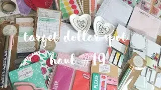 Target Dollar Spot Haul #19 | Huge Planner and Valentines Day Craft Haul!