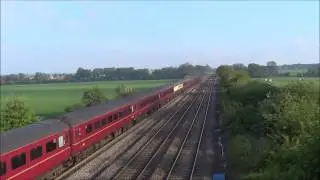 47580 'TNT' 47760 With 'The Lakeland Moorlander' 25/5/13 - Cossington - THRASH! - (CPT's)