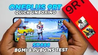 Oneplus 9RT Unboxing and BGMI & PUBG: New State Test 🔥 SD888 🔥