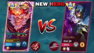 SUN VS НОВЫЙ ГЕРОЙ ОБСИДИАН | ПОЛНЫЙ РАЗБОР БИТВЫ В MLBB🔥