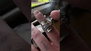Making A Sterling Silver Spoon Ring.