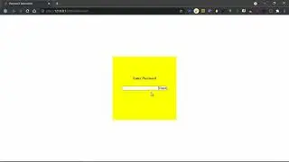 Password Document using HTML,CSS and JS
