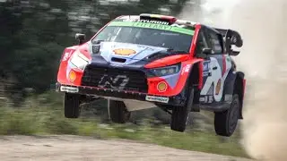 WRC Rally Estonia 2025 - Day 2 - Big Jumps and Full Throttle [HD]