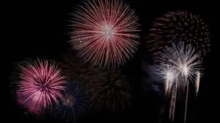 Fireworks Sounds. Black Screen. 10 Hours.
