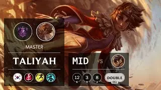 Taliyah Mid vs Ziggs - KR Master Patch 9.8