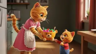 🍬🐱 A Mother&rsquo;s Sweet Surprise | The Cutest Cat Family Moment Ever 💖✨