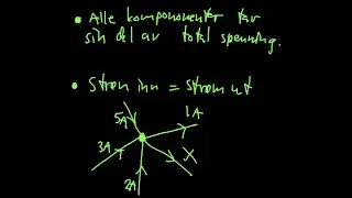 Kirchhoffs lover forklart enkelt (Fysikk 1)