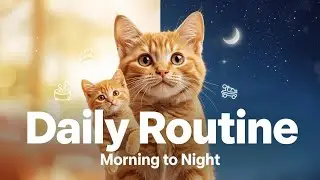 My Cat&rsquo;s Full Daily Routine From Morning to Night 