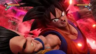 Goku's team vs Vegita's team ||Jump force||